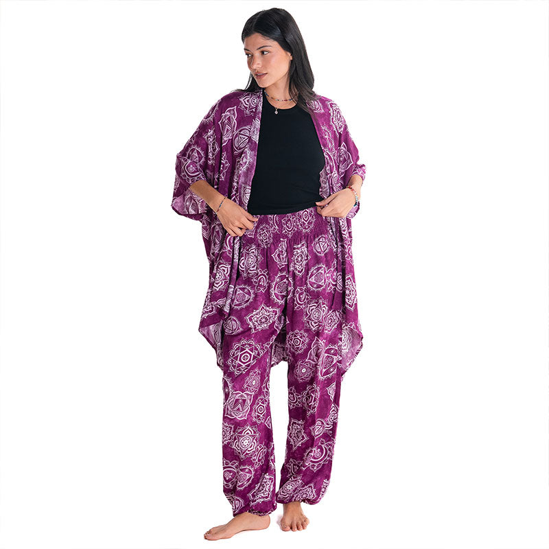 Magenta Chakra Kimono