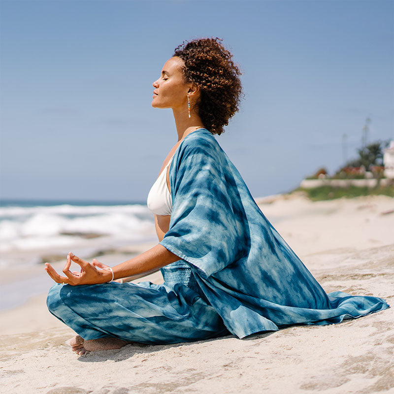Turquoise Tide Kimono