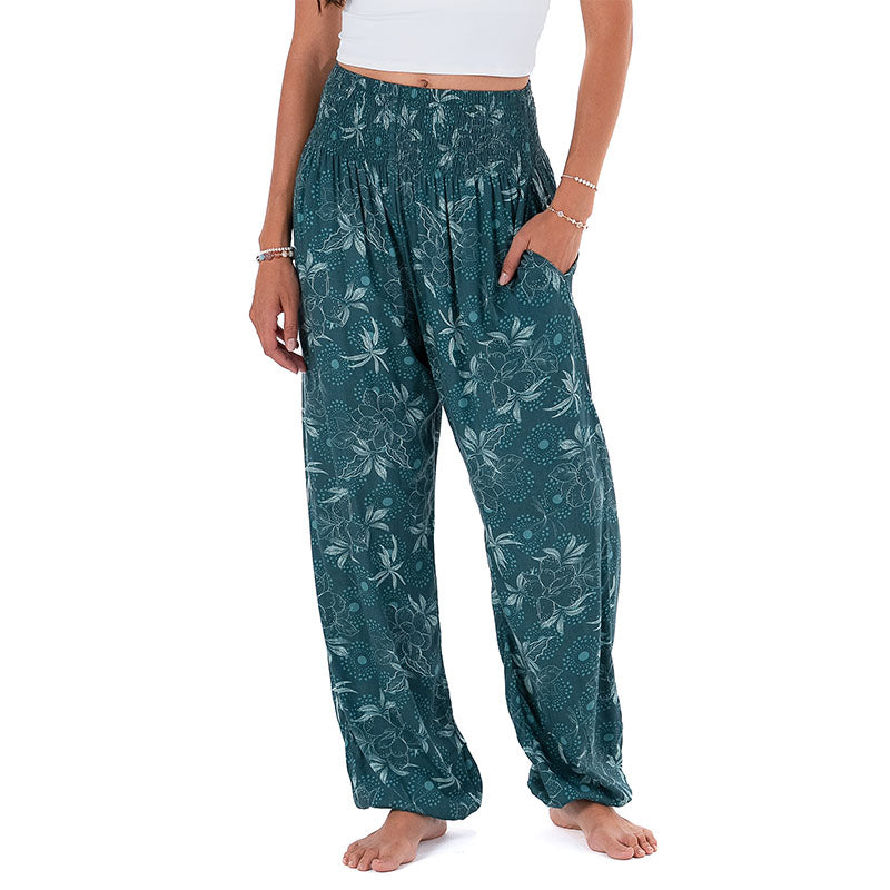 Jade Dahlia Harem Pants