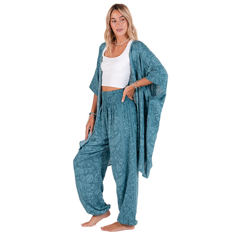 Pacific Paisley Harem Pants