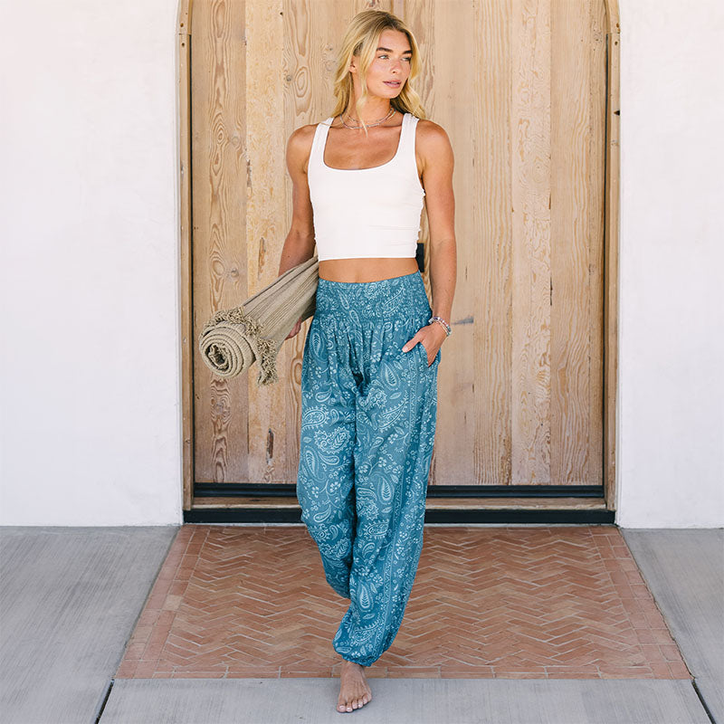 Pacific Paisley Harem Pants