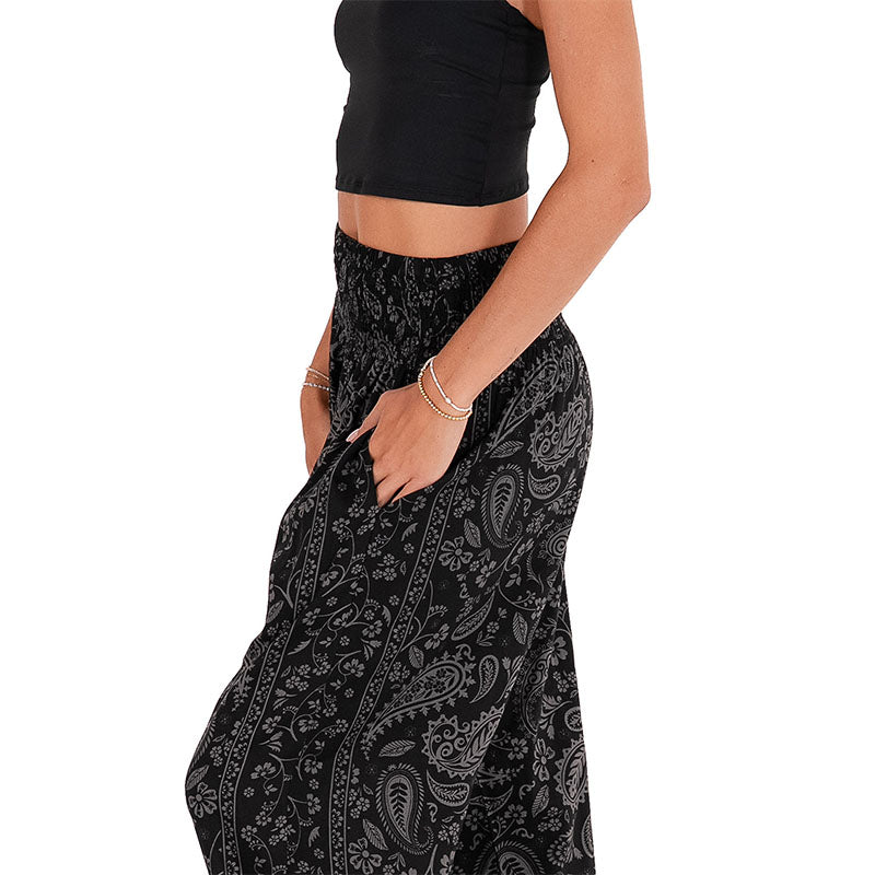 Shadow Paisley Harem Pants