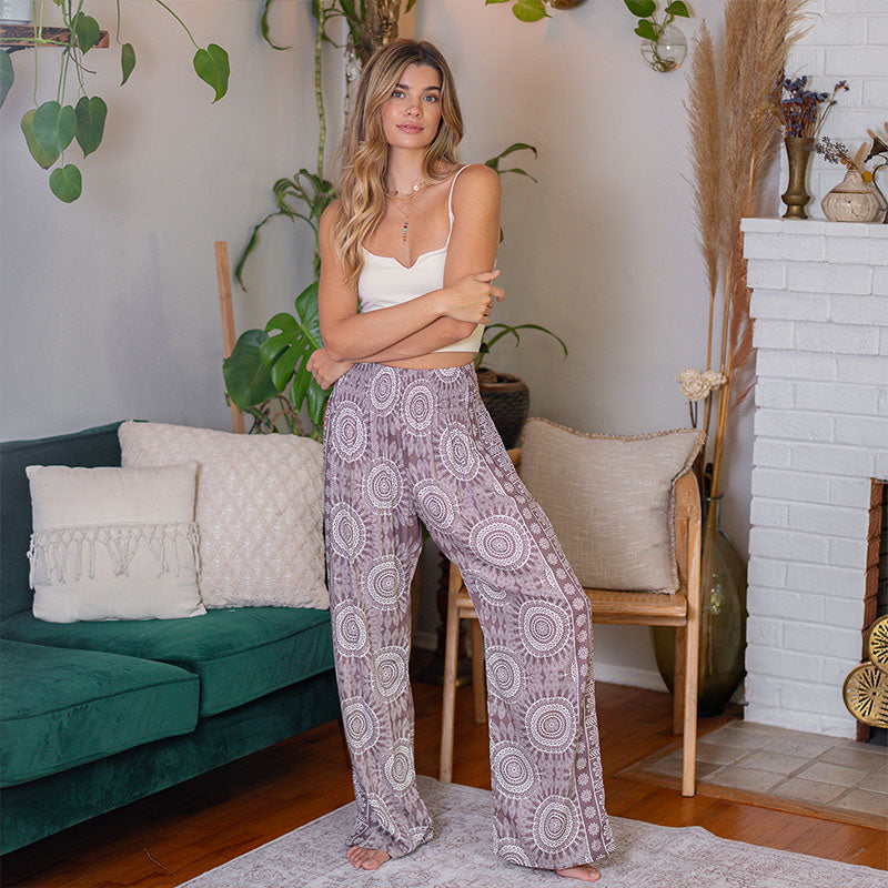 Nosara Printed Wide Leg Pants