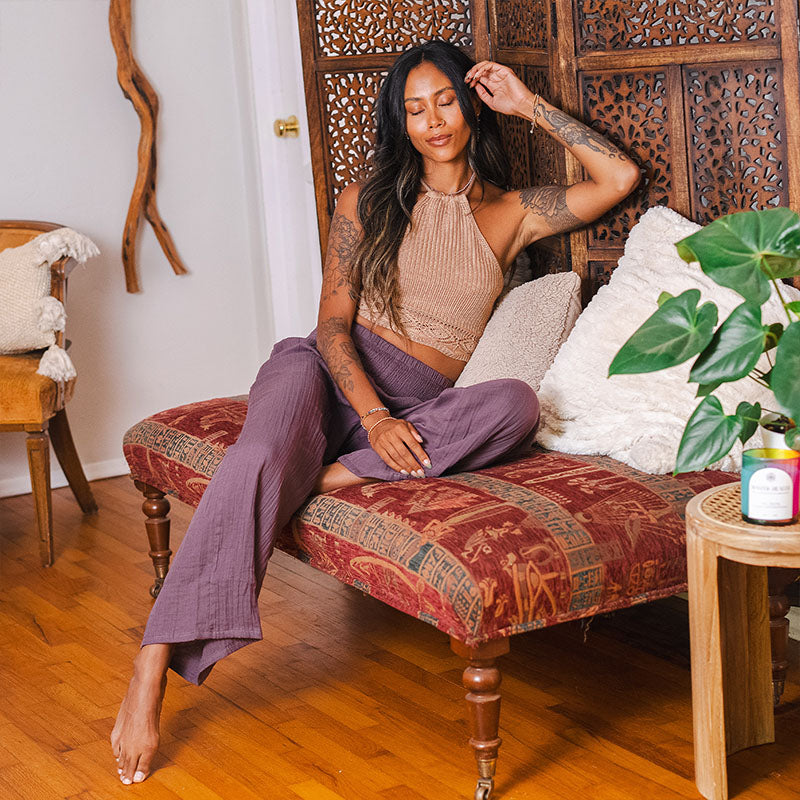 Lunar Sky Wide Leg Pants