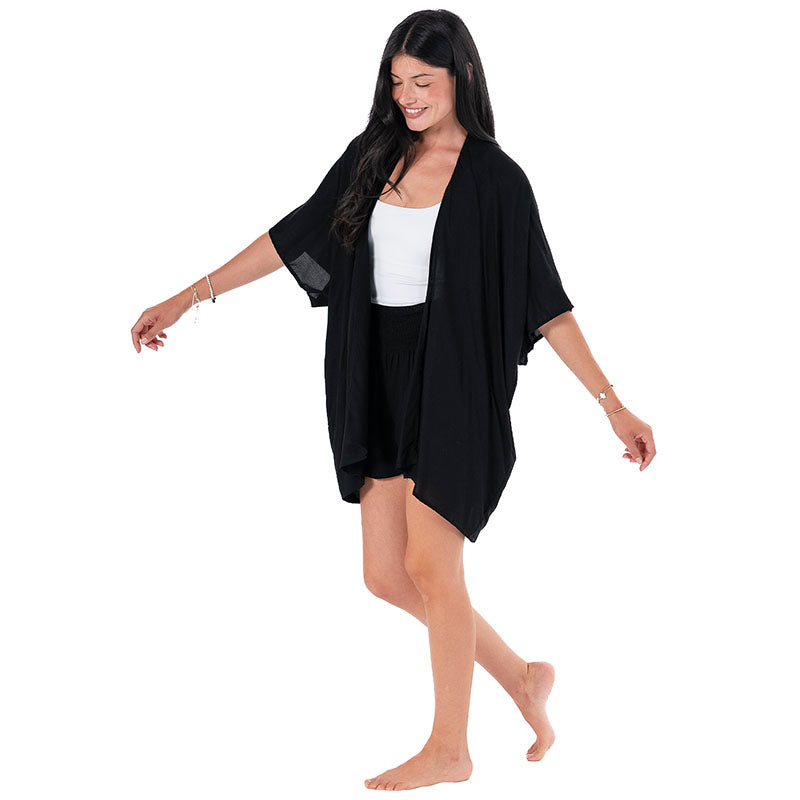 Black Shorts Lounge Set