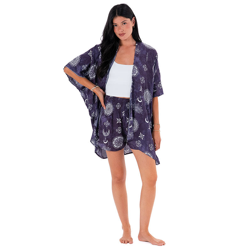 Mystic Plum Demi Kimono