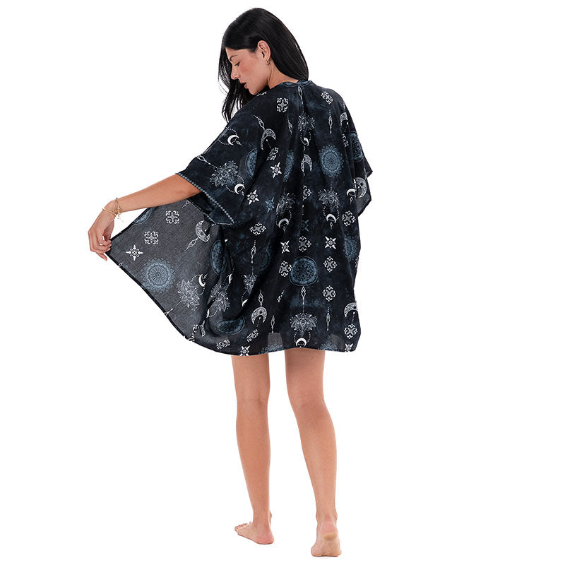 Midnight Lotus Moon Shorts Lounge Set