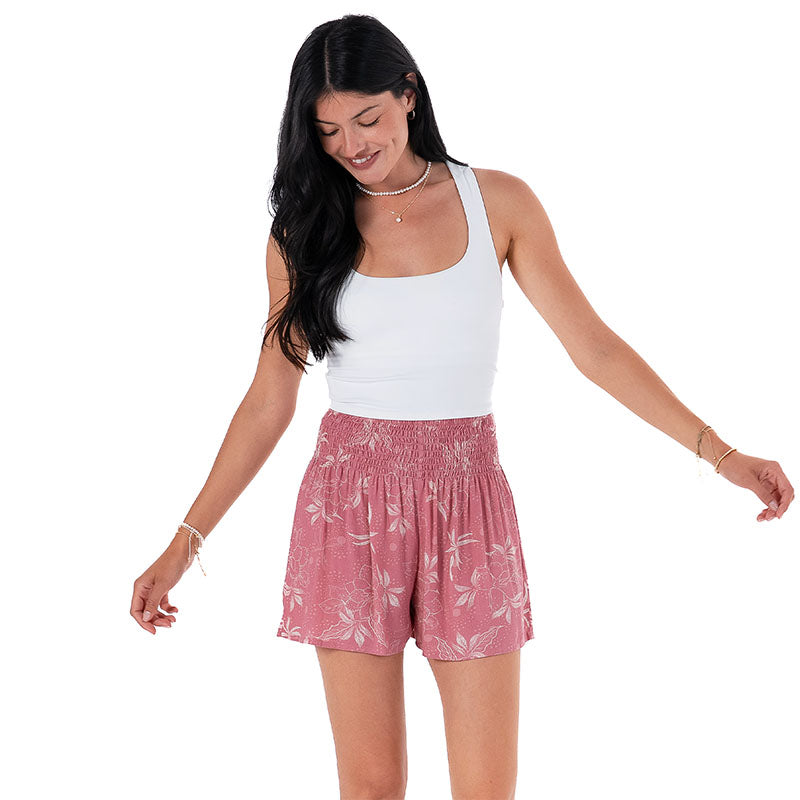 Coral Bloom Shorts