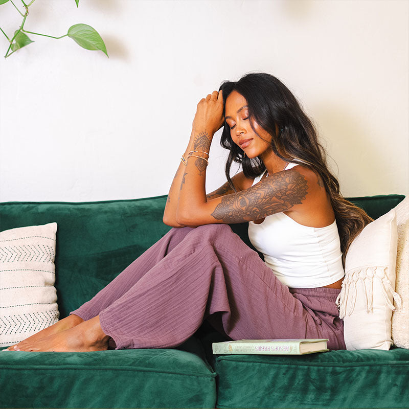 Lunar Sky Cotton Cabana Pants