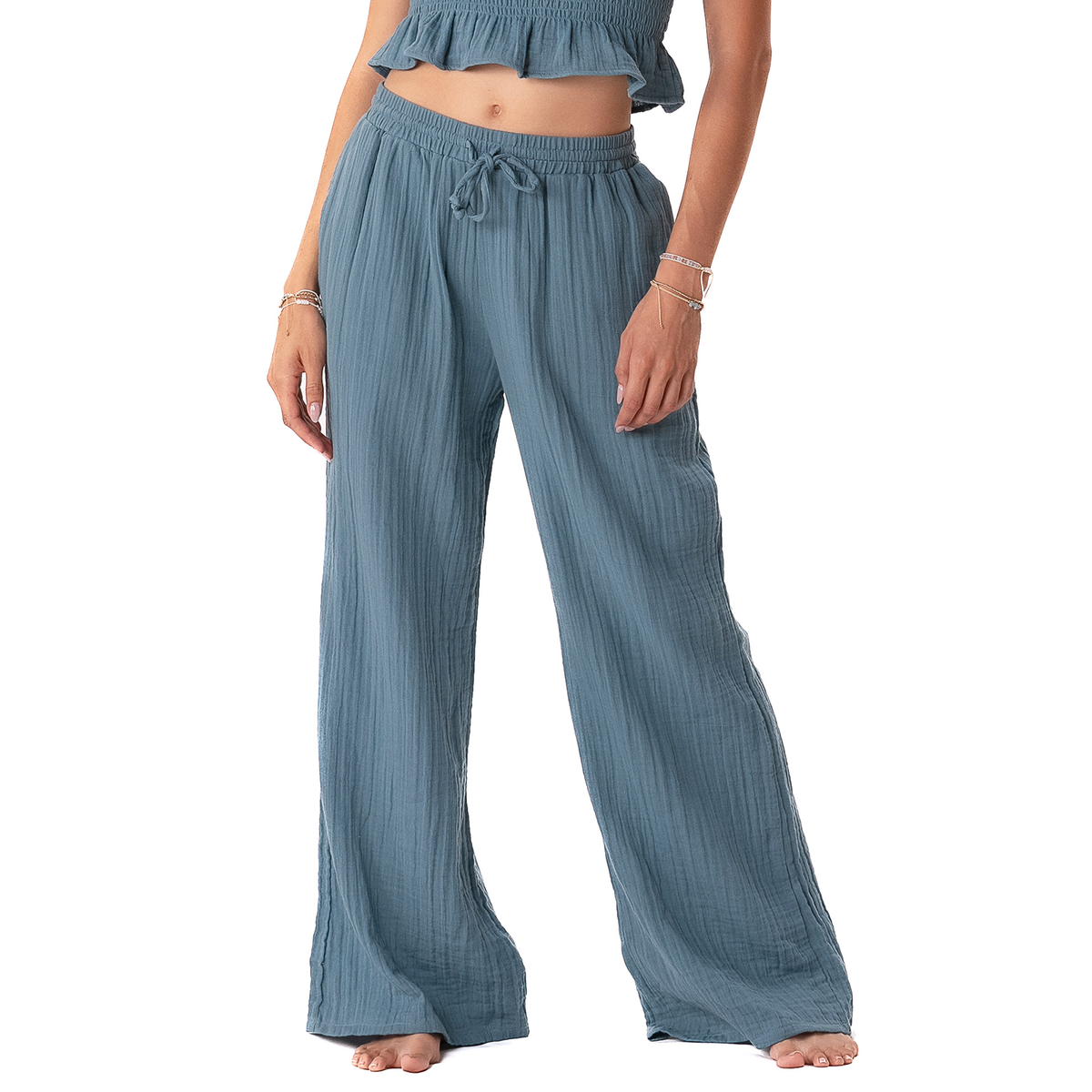 New Moon Blue Cabana Pants