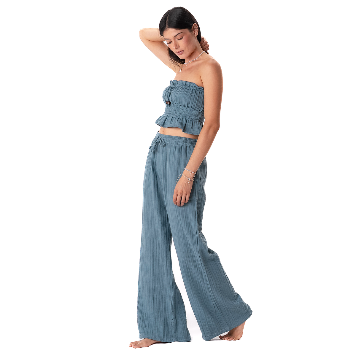New Moon Blue Cabana Pants