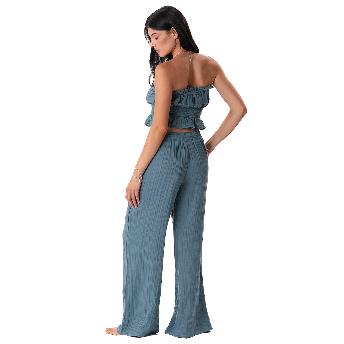 New Moon Blue Cabana Pants