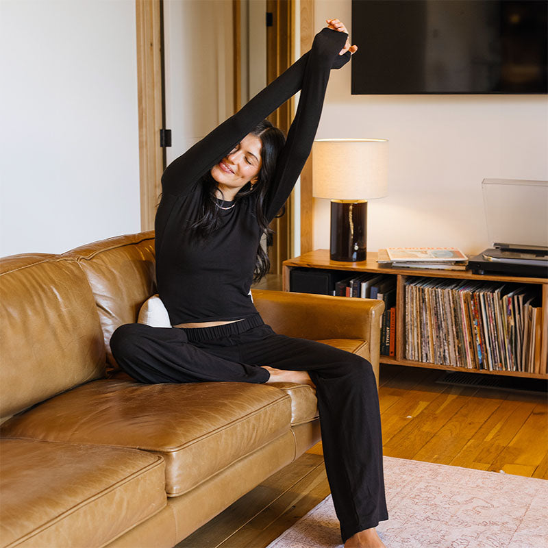Black Sway Wide Leg Pants