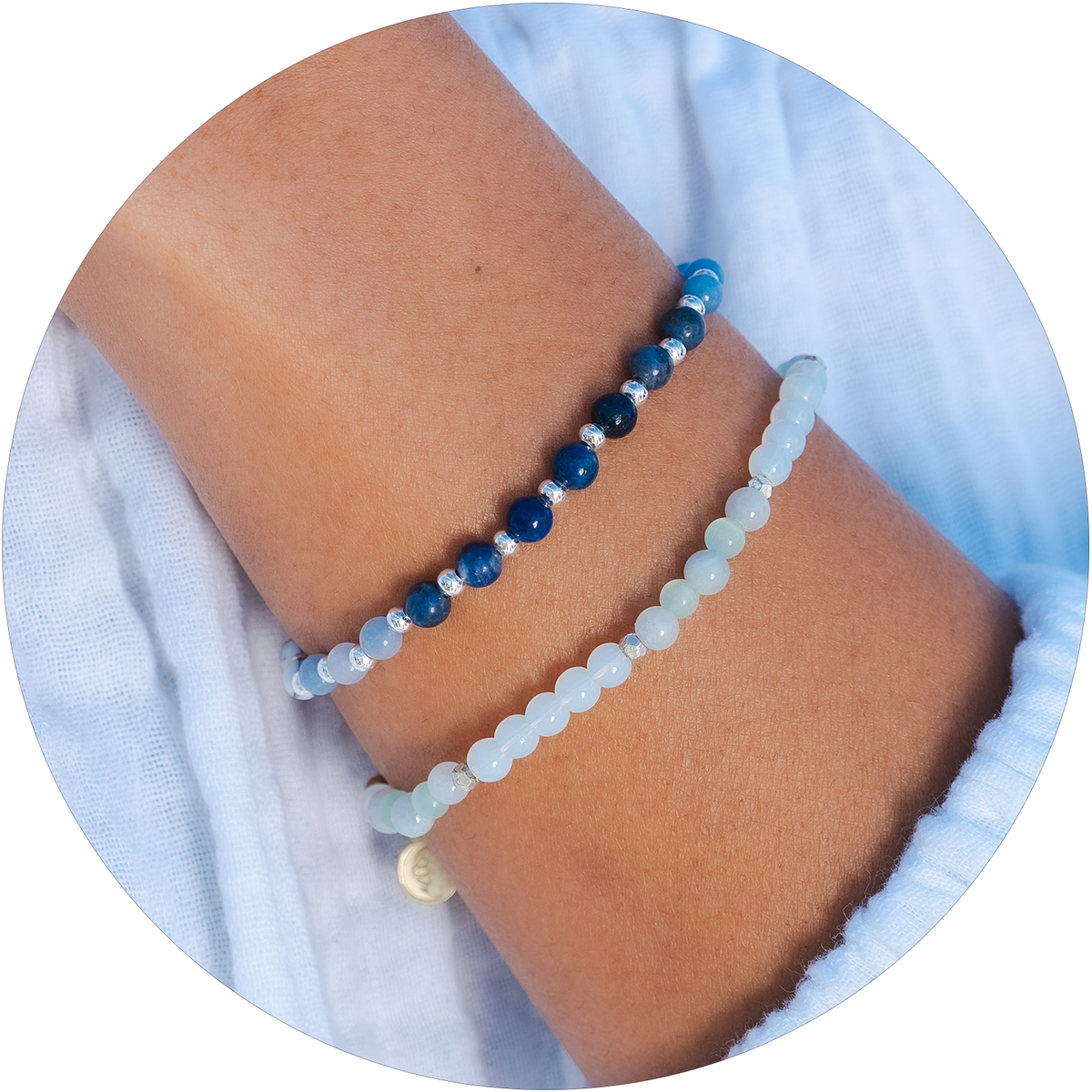 Wisdom, Intuition, and Inner Peace Bracelet Stack