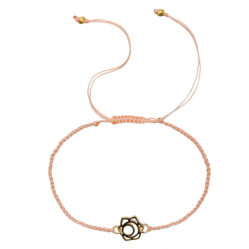 Sacral Chakra Braided Bracelet