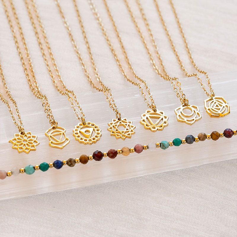 Root Chakra Necklace LotusAndLuna