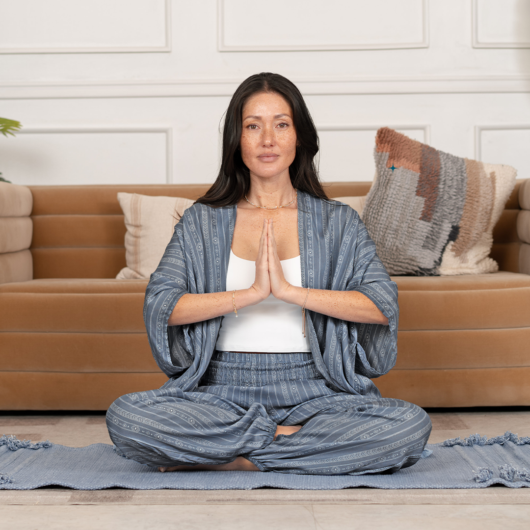 Charcoal Grey Tribal Stripe Harem Pants