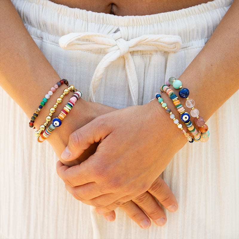 Sunset Gazer Evil Eye Bracelet