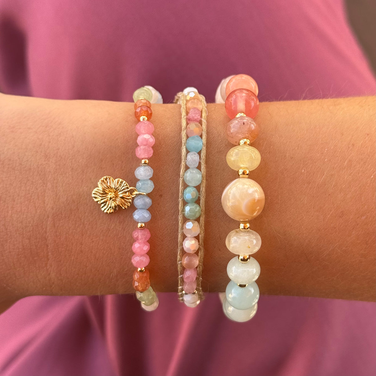 Choose Happiness Statement Healing Bracelet