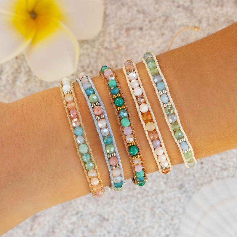 Frosted Berry Bracelet Stack