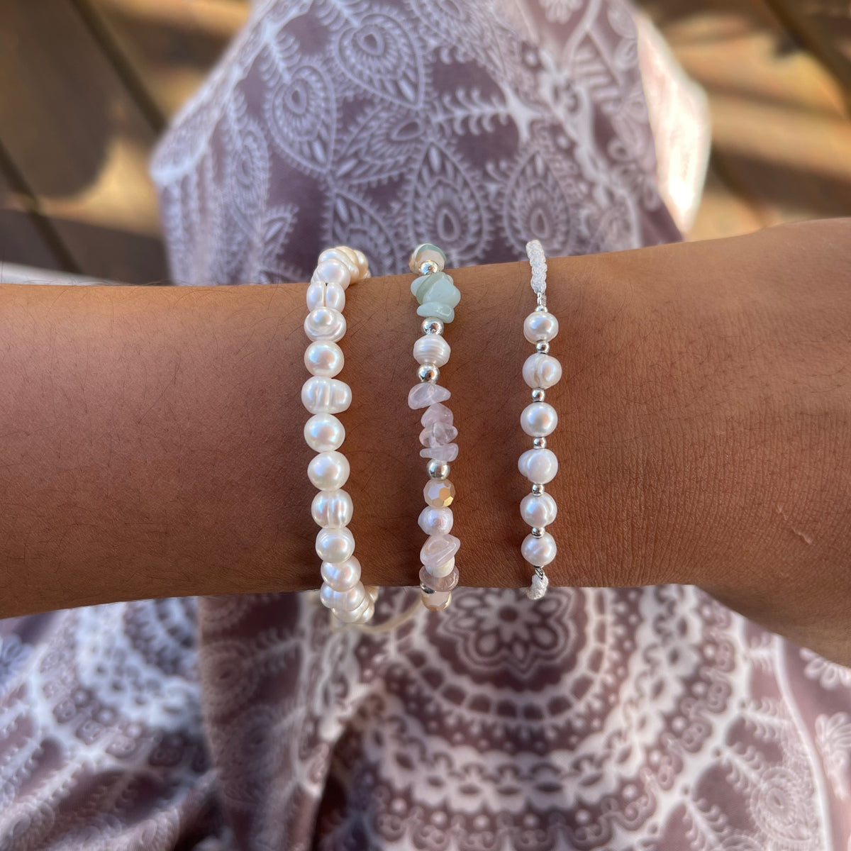 Sea Salt Mermaids Pearl Bracelet