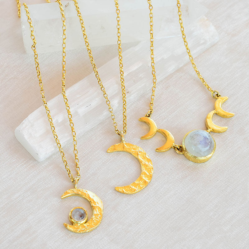 Crystal Moon Necklace