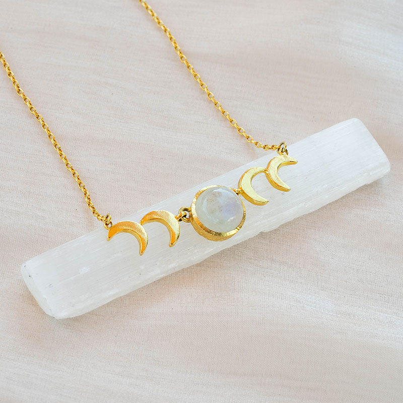 Crystal Moon Necklace