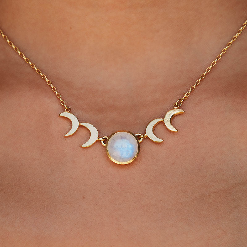 Crystal Moon Necklace
