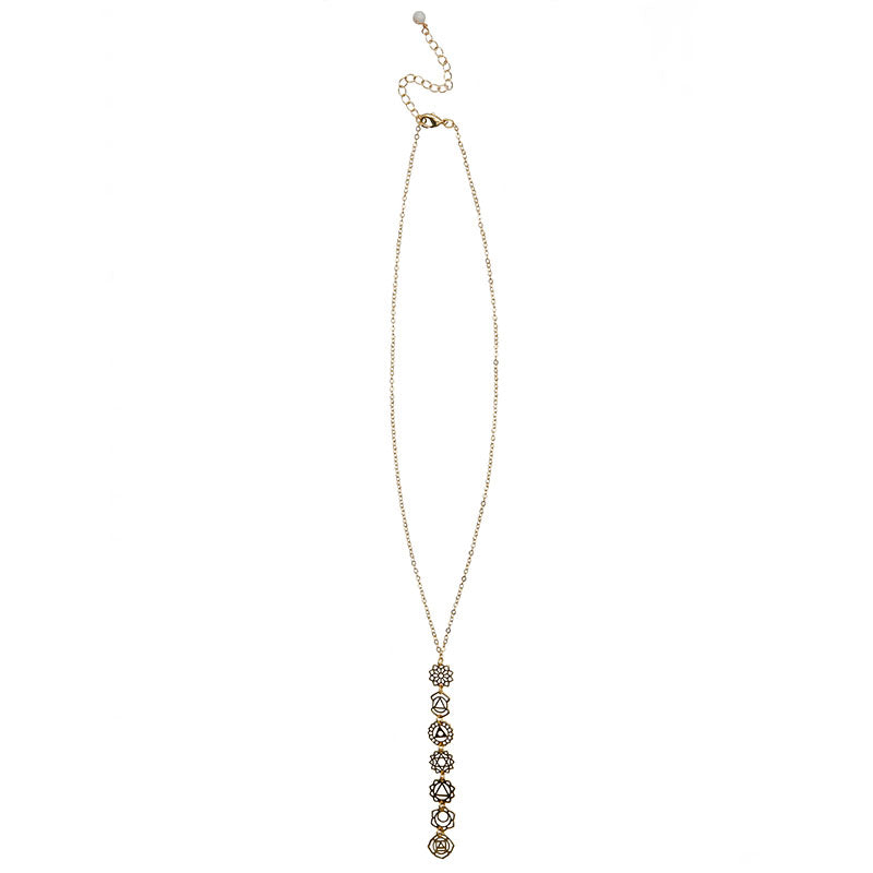 7 Chakras Drop Necklace