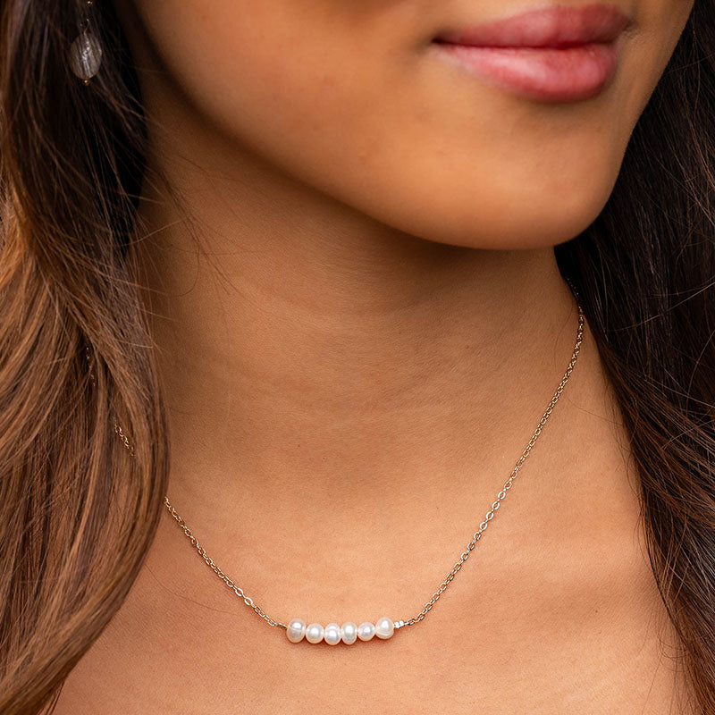 Pearl Bar Necklace