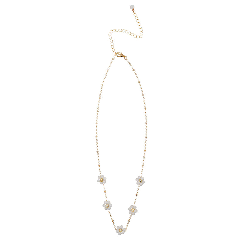 Daisy Necklace Stack