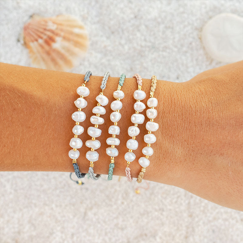 Coral Mermaid’s Pearl Bracelet