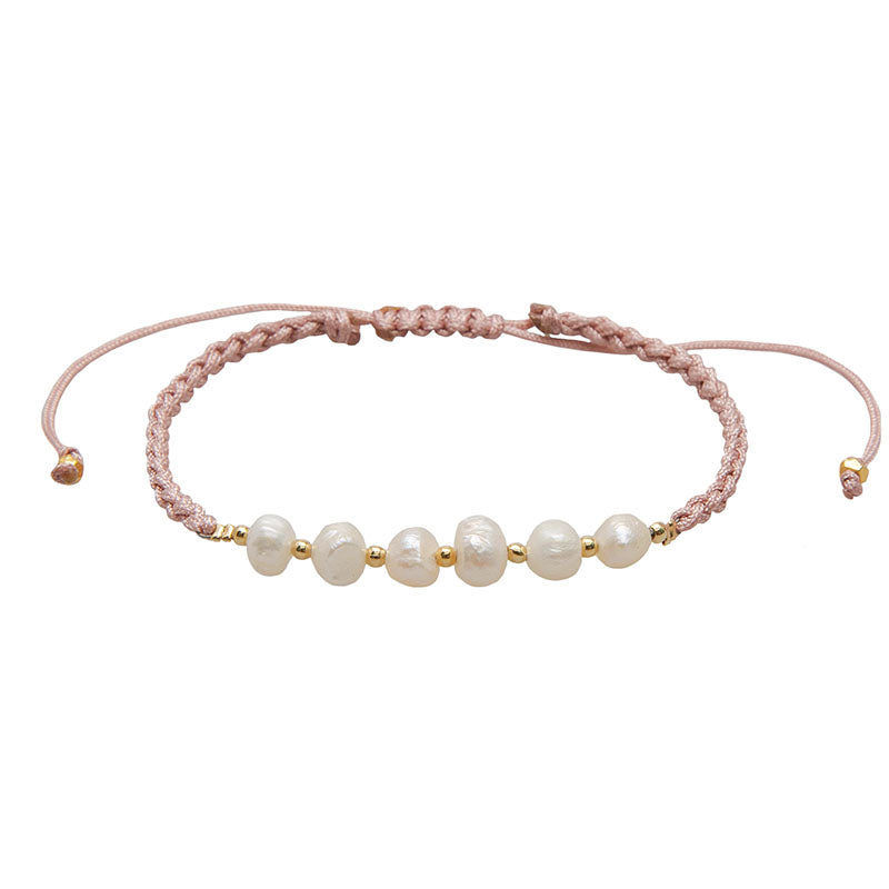 Coral Mermaids Pearl Bracelet