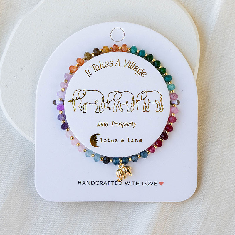 "It Takes a Village" Mantra Bracelet