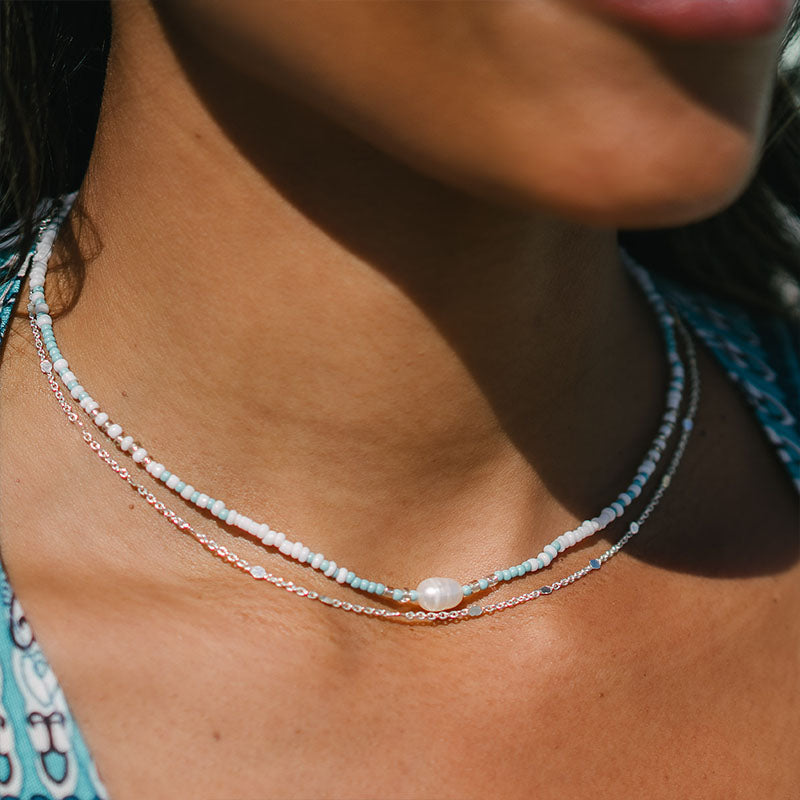 Wavebreak Necklace Stack