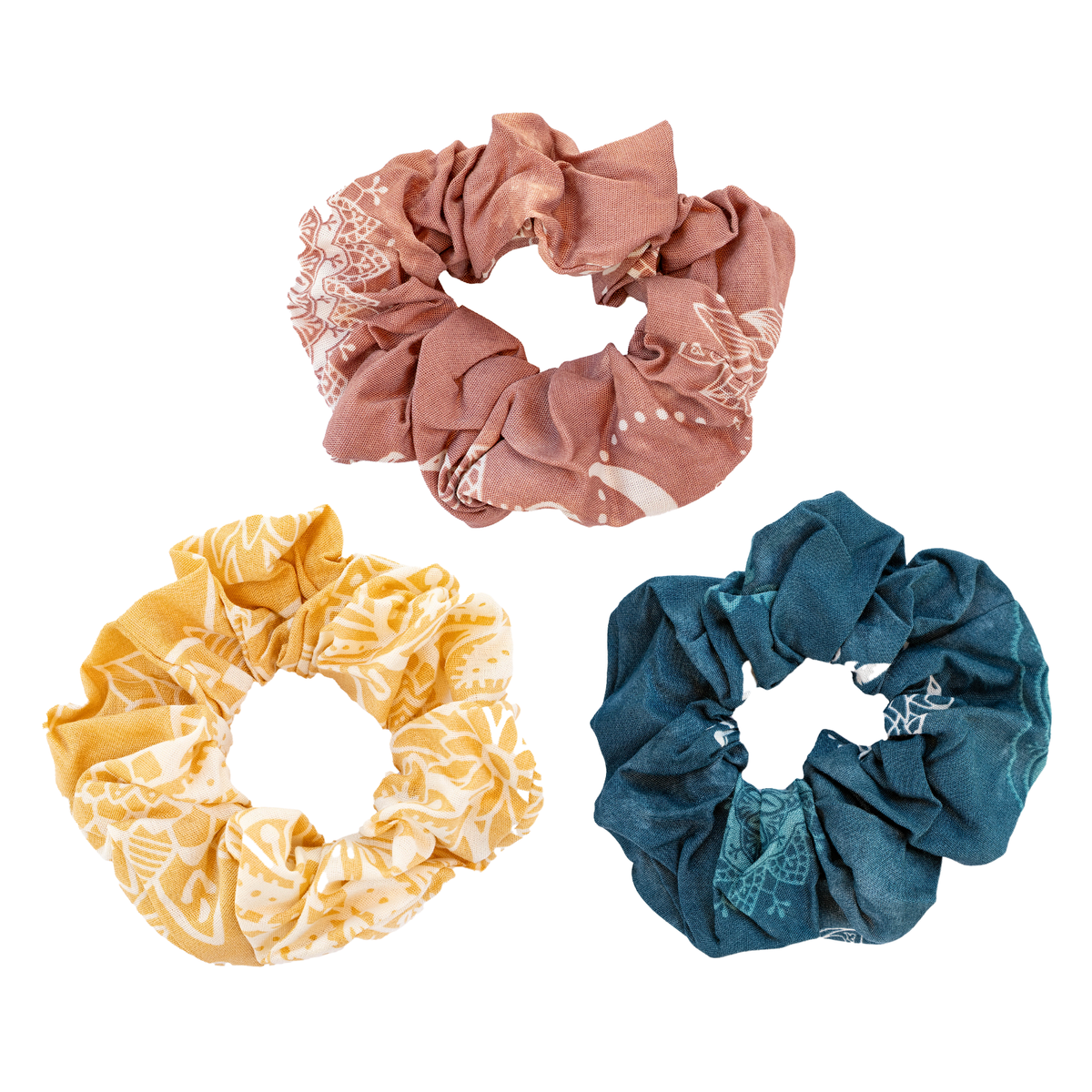 Vibrant Scrunchie Pack of 3