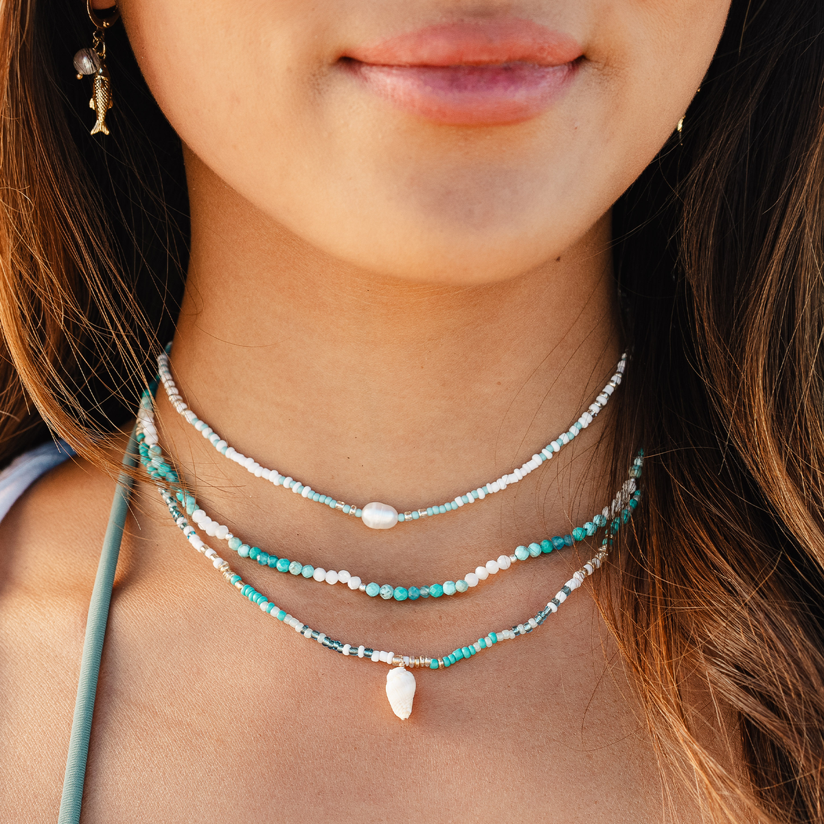 Ride The Wave 3mm Healing Necklace
