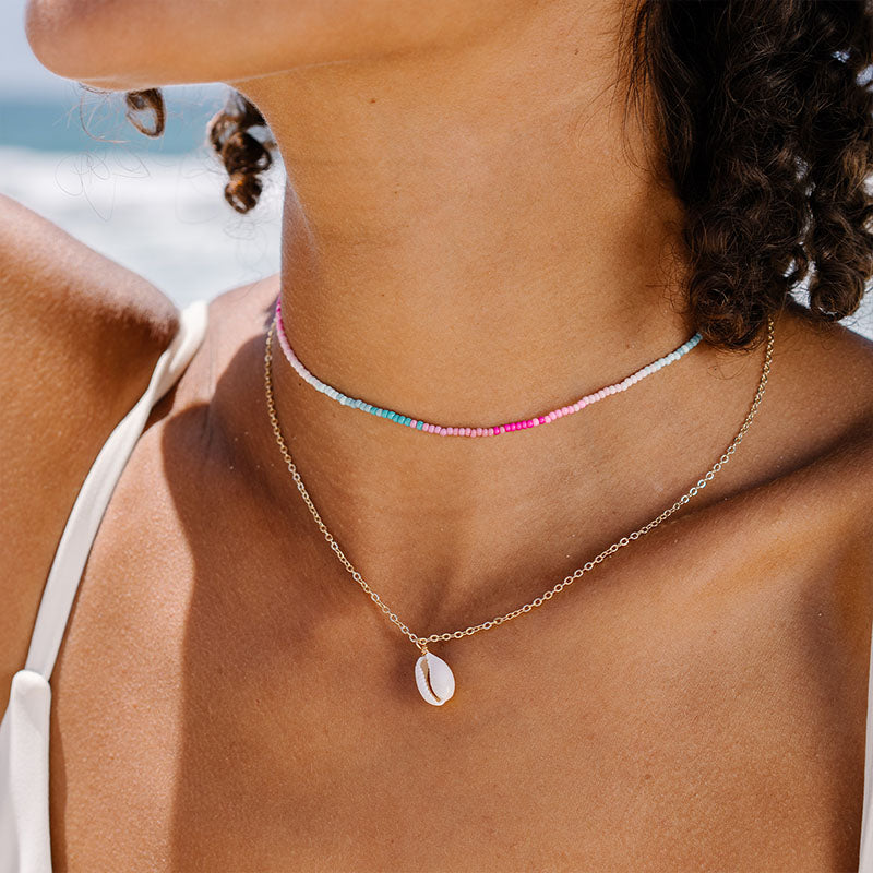 Miami Summer Seed Bead Necklace