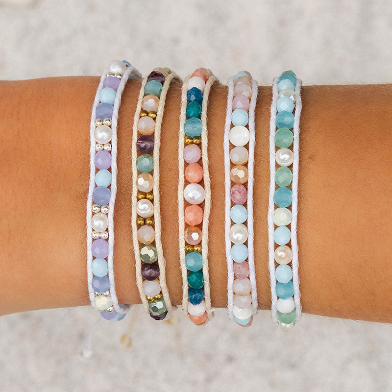 Glistening Gulf Seaglow Single Bracelet