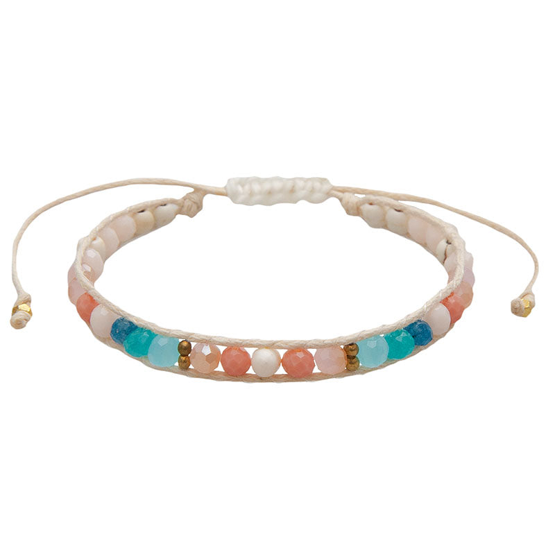 Coral Kiss Seaglow Single Bracelet
