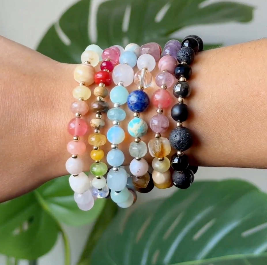 Choose Happiness Statement Healing Bracelet