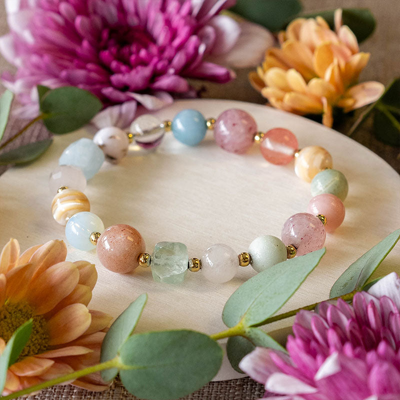 Peace + Love Statement Healing Bracelet