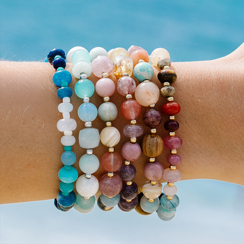 Blue Crush Statement Healing Bracelet