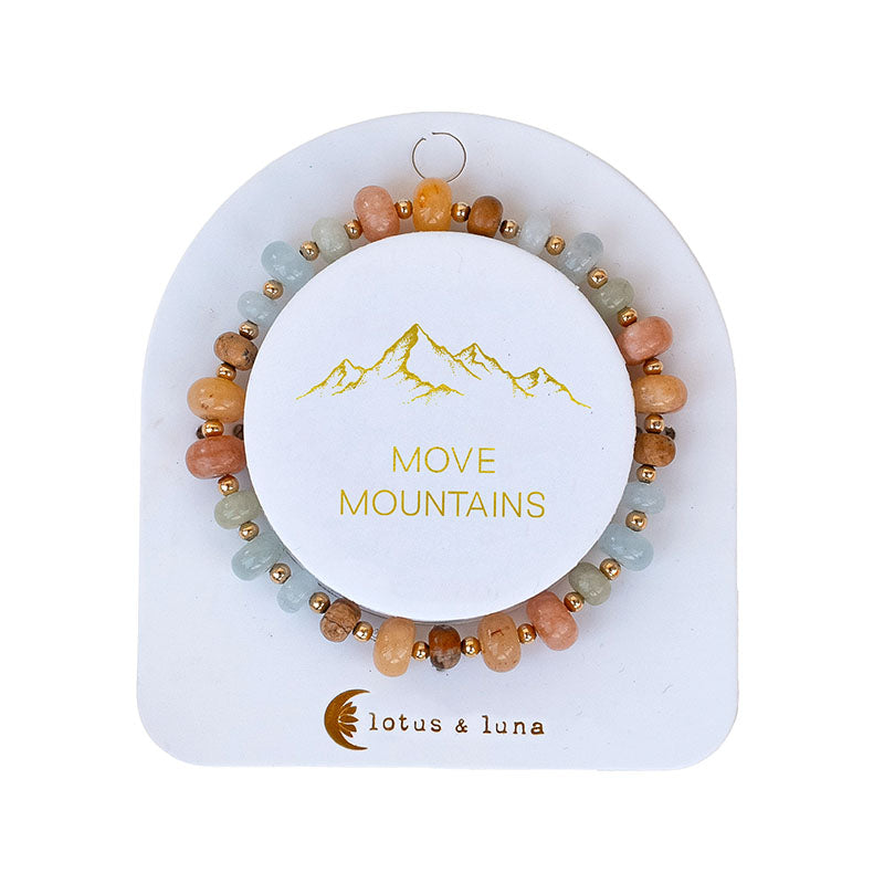 Move Mountains Statement Healing Bracelet