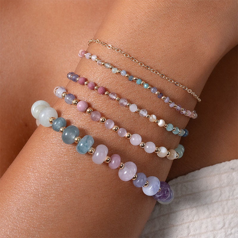Free Spirit 2mm Healing Layered Bracelet