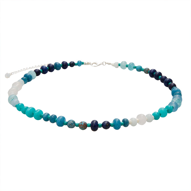 Blue Crush Statement Healing Necklace