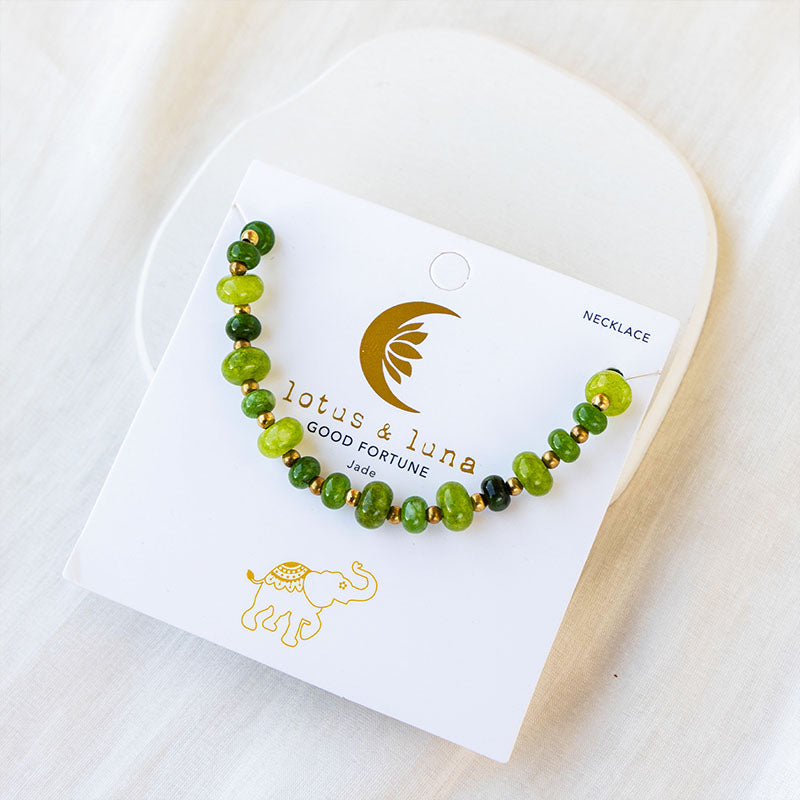 Good Fortune Statement Healing Necklace