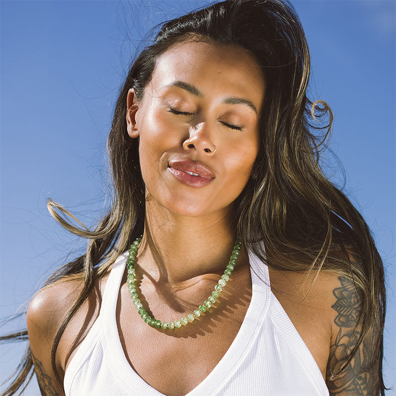 Good Fortune Statement Healing Necklace