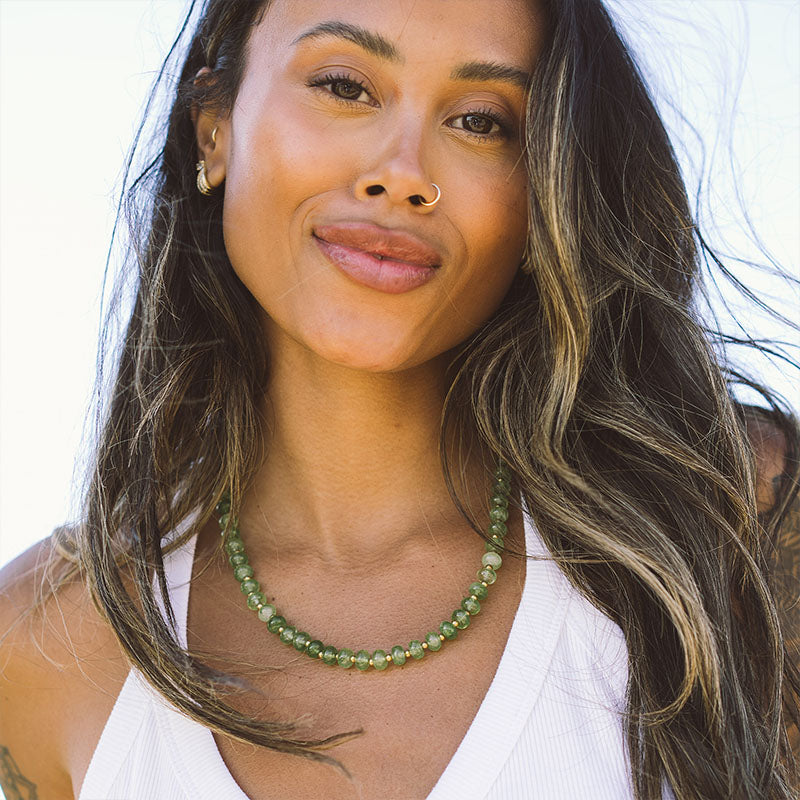 Good Fortune Statement Healing Necklace