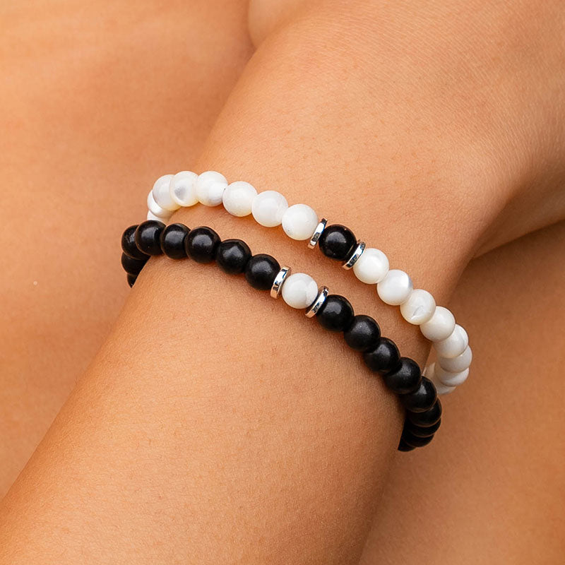 Yin to My Yang Bracelet Stack